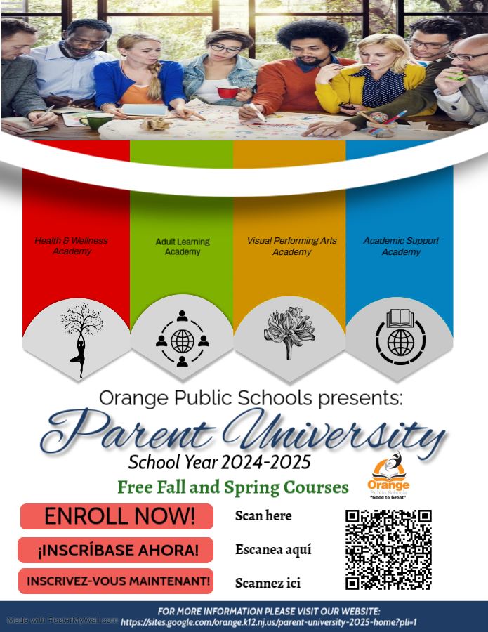  Orange Public Schools - Parent University